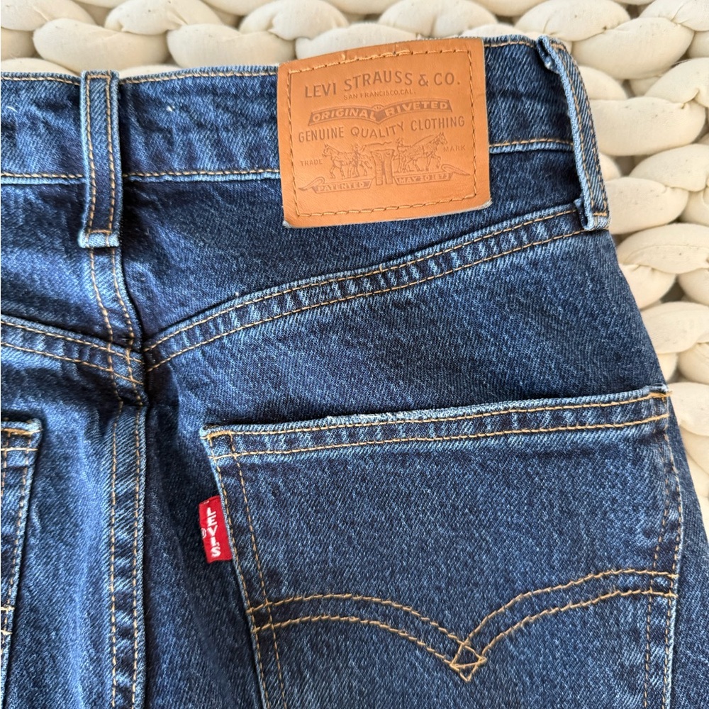Levi Strauss & Co. Blue Denim Jeans 70’s High Slim Straight
